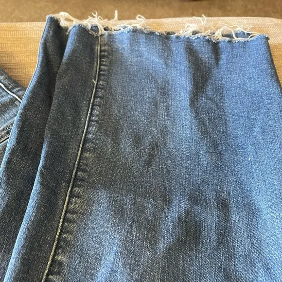 Democracy ab Technology Stylish Blue Distressed Jeans size 8 - Picture 3 of 10